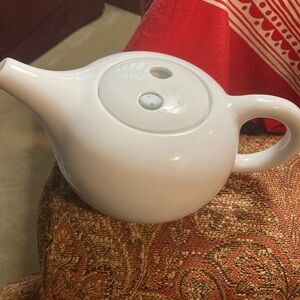 Elegant White Teapot